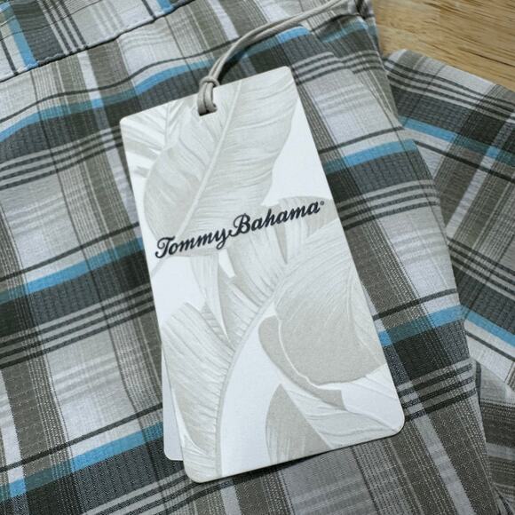 Tommy Bahama NWT Ocean Ombre Khaki Golf Shorts Men's Size 38 Quick Drying UPF 30 - Picture 4 of 12